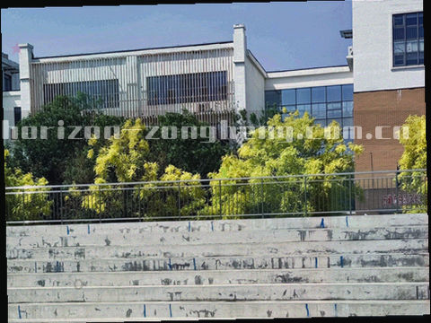发光线稿：一只喇叭发出扩散的提示波纹
